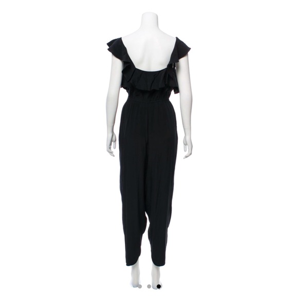 Tibi Silk Jumpsuit w/ Ruffle Straps - Picture 2 of 11